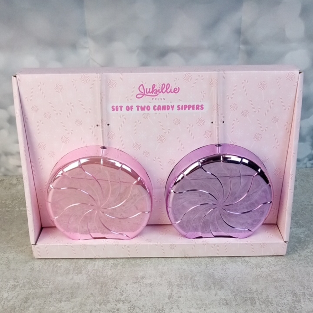 🏠 🍒 Jubillie Holiday Round Candy Sippers Set